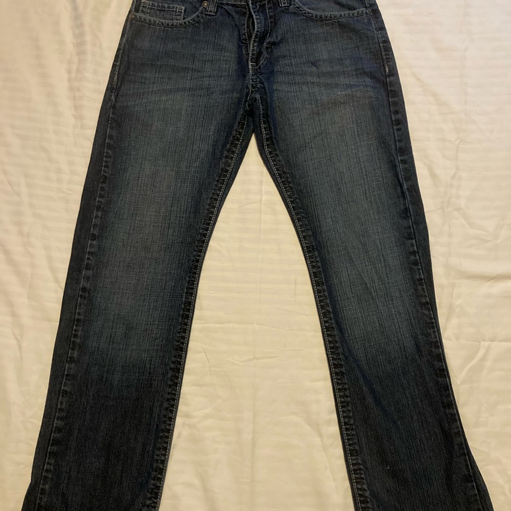 Men's Denim Straight-Leg Jeans